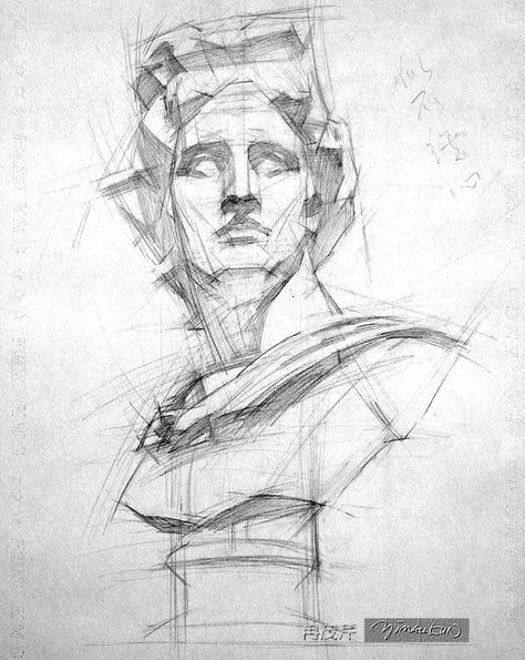 Apollo_pencil_drawing paper_1 | Yim Maukun Apollo Drawing Sketch, Apollo Sketch, Sculpture Drawing Sketch, Apollo Drawing, Artistic Anatomy, Drawing Dragon, Shadow Drawing, Arte Nerd, Drawing Step By Step