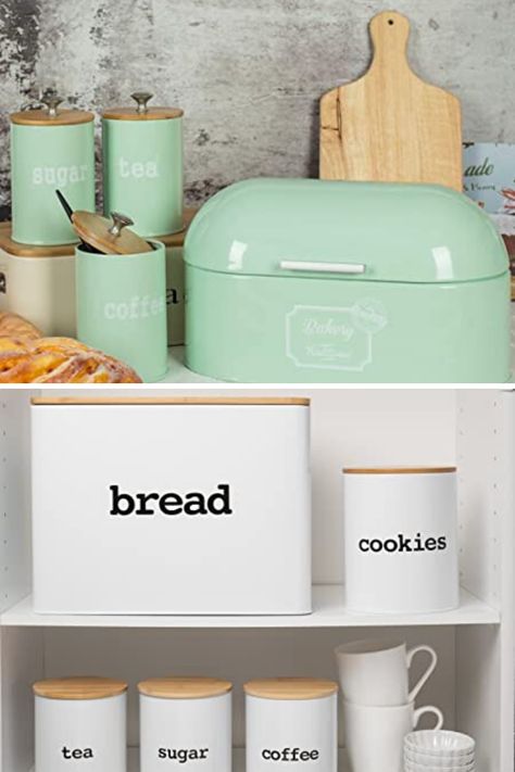 Organize your kitchen cabinets, your kitchen pantry, or your kitchen counter tops with these chic and affordable kitchen canister sets. 4th Of July Fits, Colorful Home Decor Ideas, Coastal Cowgirl Hat, Walmart Kitchen, Home Decor Budget, Affordable Kitchen, Home Decor Wallpaper, Kitchen Organisation, Geek Decor