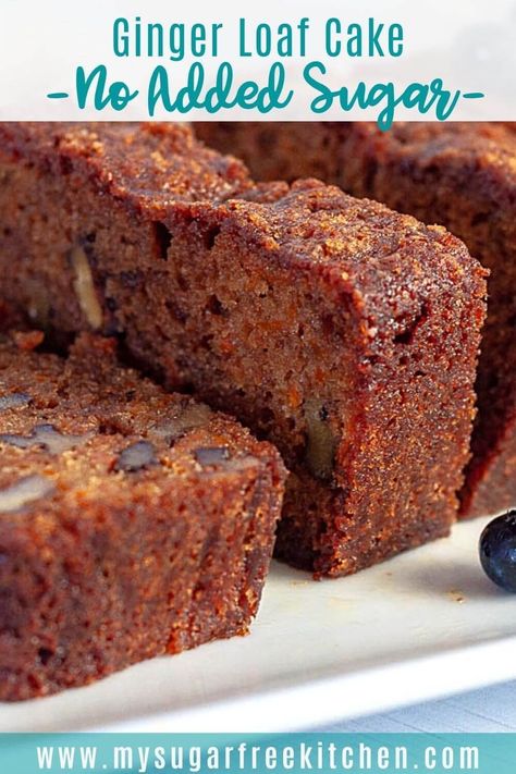 Date And Ginger Loaf, Carrot Ginger Cake, Coffee Walnut Loaf, Ginger Cake Recipe Easy, Ginger Loaf Recipe, Carrot Cake Sheet Cake, Cake Recipe Healthy, Ginger Cake Recipe, Carrot Cake Vegan