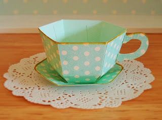 Teacup Template, Paper Teacup, Ruler Crafts, Diy Tea Party, Paper Tea Cups, English Tea Party, Tea Party Table, Teacup Candles, Tea Cup Gifts