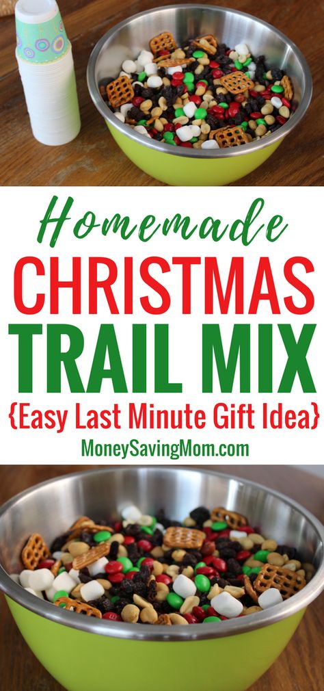 Christmas Snack Mix Recipes Gift Ideas, Christmas Trail Mix, Christmas Snack Mix, Trail Mix Recipes, Homemade Trail Mix, Christmas Food Gifts, Christmas Mix, Snack Mix Recipes, Easy Christmas Gifts