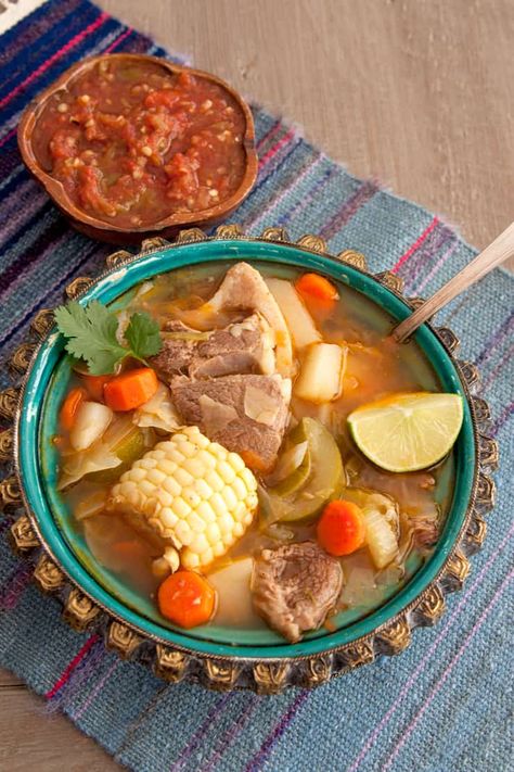 Delicious and Hearty Soups to Warm the Soul Mexican Beef Soup, Mexican Beef Stew, Mexican Vegetables, Mexican Beef, Beef Shank, Hearty Comfort Food, Vegetable Beef Soup, Hearty Soup, Beef And Potatoes