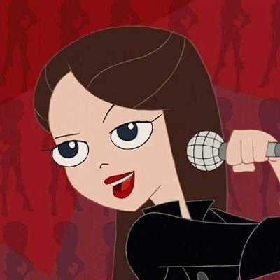 Ferb And Vanessa, Vanessa Doofenshmirtz, Brown Hair Cartoon, Phineas E Ferb, Phineas Y Ferb, Tv Icon, Girl With Brown Hair, You Are Cute, Creative Profile Picture