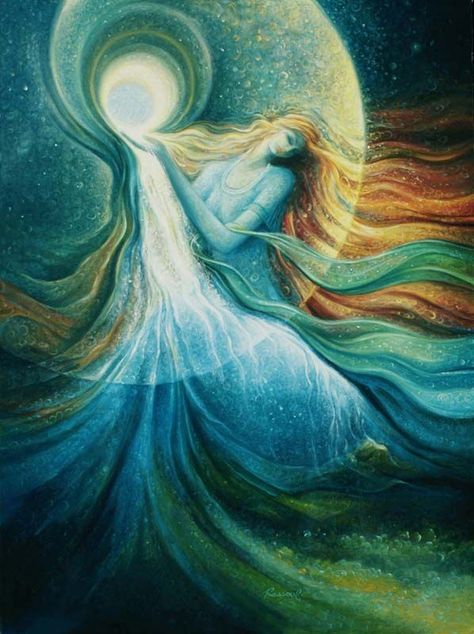 Llewellyn Vaughan-Lee – Reclaiming The Feminine Mystery Of Creation – 6-14-14 | Higher Density Blog Prophetic Art, Painting Inspo, Goddess Art, Mystical Art, Visionary Art, Arte Fantasy, Spiritual Art, Divine Feminine, The Wind