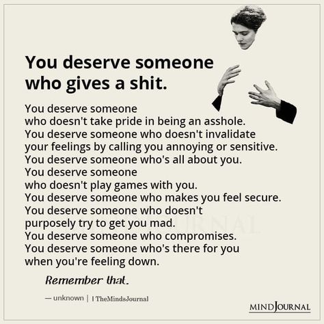 You Deserve Someone Who Gives a Shit - Self-Worth Quotes Check more at https://shopp009.com/?p=5361 You Deserve The Love You Give, I Deserve Better Quotes Relationships, You Deserve To Be Happy, Self Worth Quotes Deserve Better, You Deserve Better Quotes, I Deserve Better Quotes, Deserve Better Quotes, Twin Flame Quotes, Quotes Self Love