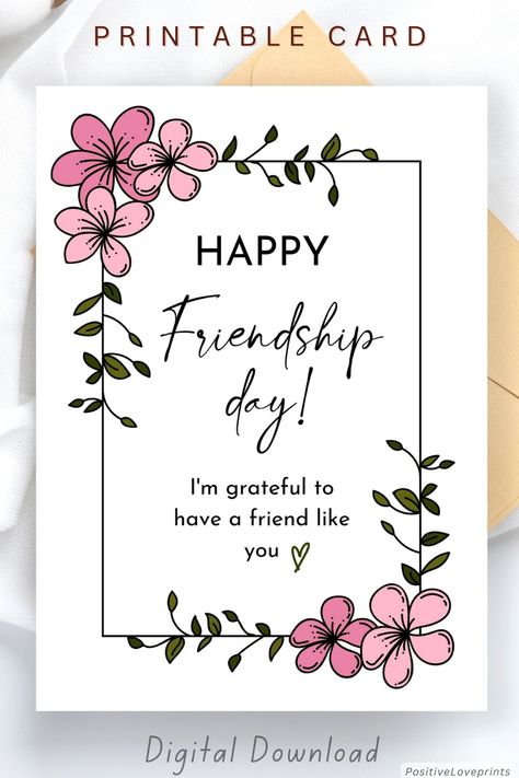 Happy Friend Day, For Friendship Day, Greeting Cards Digital, Aesthetic Happy Friendship Day, Friendship Wishes Friends, Friendship Greeting Cards Handmade, Friendship Day Greeting Cards Diy, Friend Ship Day Cards, Happy Friendship Day Bestie