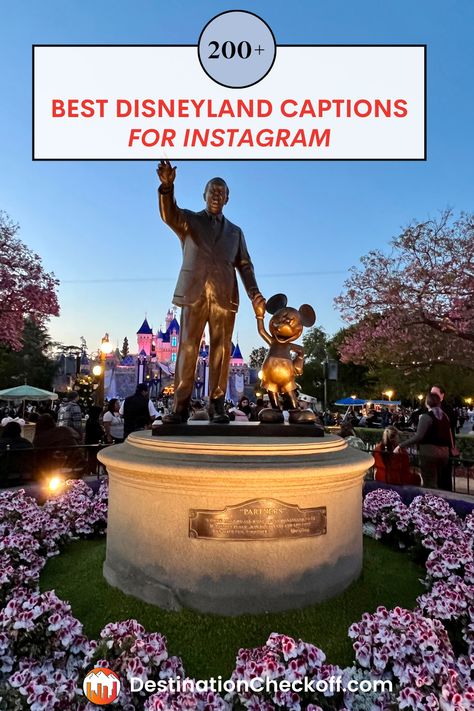 Discover the best Disneyland captions for Instagram with our extensive collection of quotes, puns, and phrases that capture the magic of your visit. Whether you're looking for humor, inspiration, or romance, you'll find the perfect words to complement your Disneyland photos and make your posts memorable. Perfect for adding that magical touch to every snapshot from the happiest place on Earth. Disneyland Captions For Instagram, Disneyland Captions, Disney Captions Instagram, Disneyland Quotes, Disney World Photos, Earth Quotes, Disney Storybook, Disneyland Photos, Magical Quotes