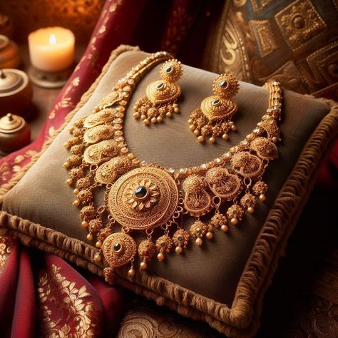 Wedding Jewellery Collection Gold, Gold Sets Jewelry Indian Design, Jewelery Shoot, Diwali Shoot, Gold Pictures, Jewellery Photoshoot, Saree Shoot, Heavy Jewellery, Jewellery Styling