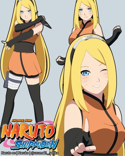 Naruto Hairstyles Female, Female Uzumaki Oc, Naruto Female Version, Naruto Female Oc, Naruto Sister, Fem Naruto, Female Naruto, Skyrim Armor, Naruto Clans