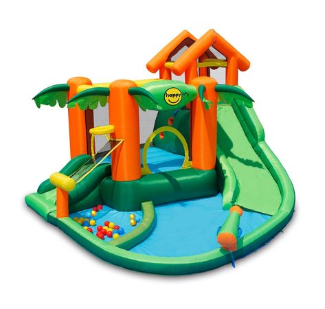 Water Bounce House, Castle Bounce House, Water Slide Bounce House, Inflatable Castle, Outdoor Fun For Kids, Inflatable Water Park, Water Cannon, Inflatable Bounce House, Inflatable Slide