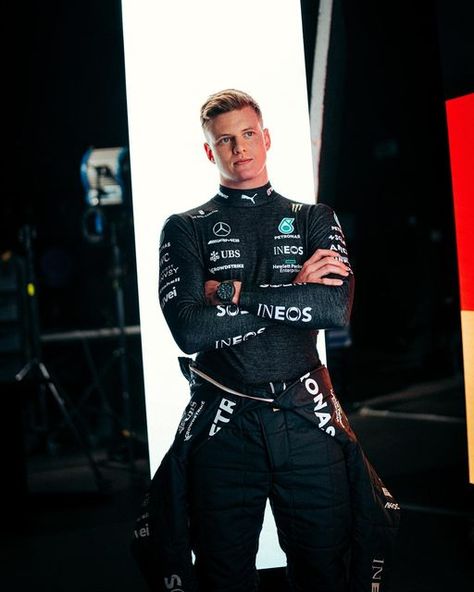 Mercedes-AMG PETRONAS F1 Team on Instagram: "Blessing your timeline with some Mick photos 🥰" Mercedes F1, Petronas F1, Mick Schumacher, Amg Petronas, Racing Drivers, Racing Suit, Formula 1 Car, Michael Schumacher, F1 Drivers