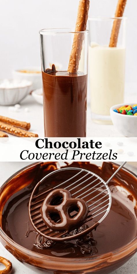 This is the ultimate guide to the best chocolate covered pretzels! I tested eight different types of chocolate and took detailed notes about melting times, taste, appearance, consistency, drying time, price, and more. Now you can make perfect chocolate pretzels with zero guesswork because I've done all the trial and error so you don't have to! How To Chocolate Covered Pretzels, Easy Chocolate Pretzels, Diy Chocolate Dipped Pretzels, Chocolate Covers Pretzels, Chocolate Coated Pretzels, Chocolate Pretzel Recipe, Best Way To Melt Chocolate Chips, Dipped Chocolate Treats, How To Make Chocolate Covered Pretzels