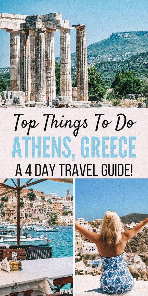 4 Days In Athens, Athens Greece Travel Guide, Athens Things To Do, Athens Greece Outfit, Athens Greece Beaches, Athens Photography, Athens Beach, Things To Do In Greece, Greece Beaches