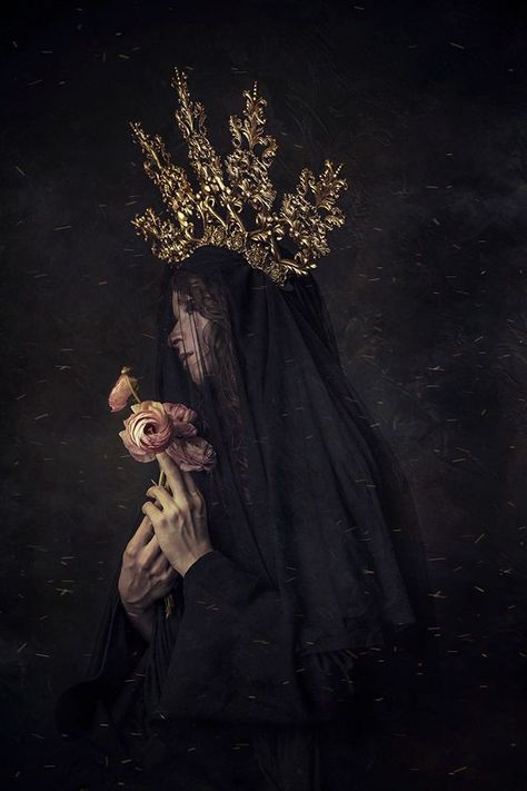 Photography Series, Fantasy Photography, Knights, Veil, Crown, Fine Art, The World, Photography, Black