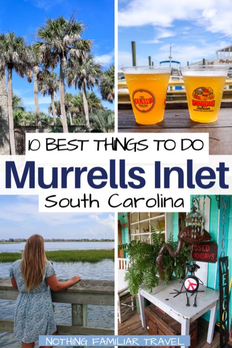 Murrells Inlet South Carolina Murrells Inlet Sc Restaurants, Surfside Beach South Carolina, Myrtle Beach Things To Do, Myrtle Beach Trip, Surfside Beach Sc, Charleston Vacation, Pawleys Island Sc, South Carolina Vacation, Murrells Inlet Sc