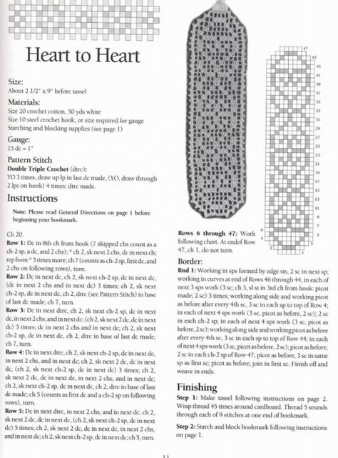 Gallery.ru / Фото #11 - CR - Filet Crochet Bookmarks - ASN # 1150 - ConnieMounts Vintage Filet Crochet, Crochet Patterns Filet, Crochet Charts, Crochet Bookmark Pattern, Crochet Bookmark, Crochet Table, Crochet Bookmarks, Crochet Cross, Crochet Chart