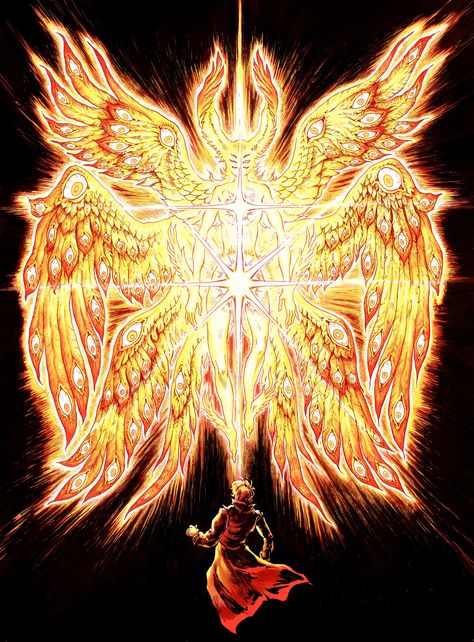 Sympathy for the Devil Nuclear Art, Ryo Asuka, Sympathy For The Devil, Angel Gabriel, Heaven Art, Angel Aesthetic, The Elder Scrolls, Biblical Art, Demon Art