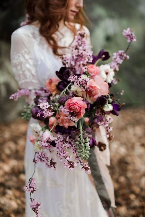 Spring Wedding Flowers Bouquet, Lilac Wedding Bouquet, Purple Wedding Bouquets, Purple Bouquet, Lilac Wedding, Purple Wedding Flowers, Spring Wedding Flowers, Pink And Purple Flowers, Pink Wedding Flowers