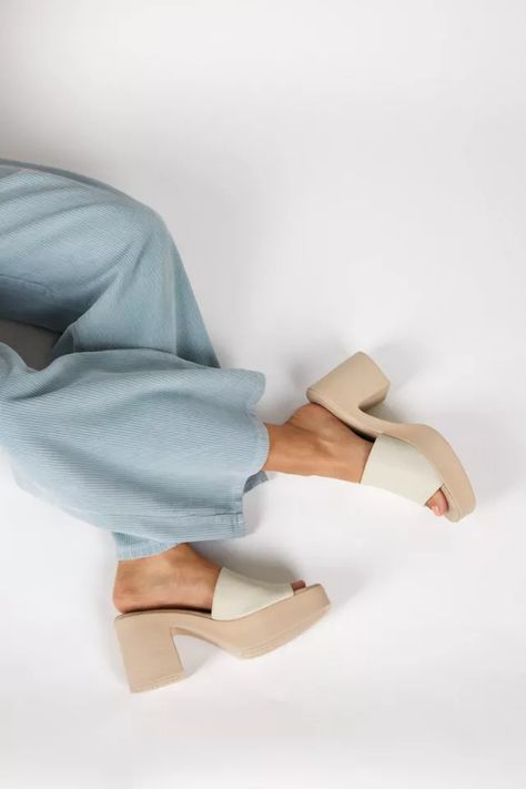 Intentionally Blank Mary Leather Mule Heel | Urban Outfitters Mule Heel, Intentionally Blank, Leather Mules, And Sign, Mule, Heeled Mules, Muse, Urban Outfitters, Sign Up