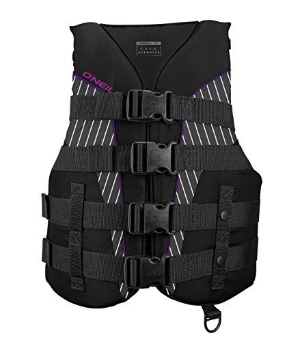 ONeill Wetsuits Wake Waterski Womens Superlite USCG Life Vest BlackSmokeBlackUV Medium -- Learn more by visiting the image link.Note:It is affiliate link to Amazon. Dock Cleats, Polyethylene Foam, Life Vests, Sup Accessories, Snorkel Set, Life Vest, Snorkeling Gear, Black Turquoise, Water Skiing