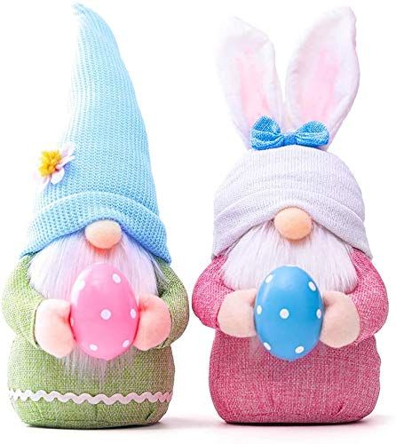 PRICES MAY VARY. 【Easter Gnome Gift】In folklore, the gnome brings good luck to families and is regarded as good luck. It is a good choice for holiday gifts for girlfriends, wife, children and someone that collects gnome at festival day and party time. 【Home Decorations】Add holiday charm to your Easter's Day home decorations with these adorable Swedish homes. It is perfect to decorate your tiered tray, desk, table, sofa, bookcase, shelf, or a special place in your home. 【Perfect Size】 Each Packag Gnome Fabric, Gnome Bunny, Long Hat, Gifts For Girlfriends, Easter Wood Crafts, Elf Decorations, Easter Gnome, Rabbit Gifts, Gnome Gift