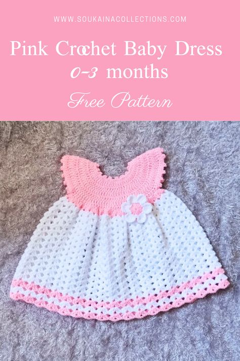 stitches. Crochet Baby Dresses, Crochet Baby Dress Free Pattern, Vestidos Bebe Crochet, Shoes Princess, Crochet Baby Girl Dress, The White Princess, Crochet Baby Dress Pattern, Knit Baby Dress