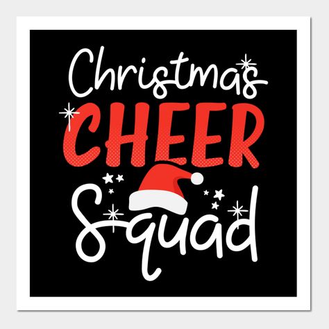 Cheerleading Christmas Shirts, Christmas Cheer Shirts, Christmas Cheerleading Shirts, Christmas Cheerleading, Cheer Camp Shirts, Cheer Team Shirts, Cheerleading Party, Competition Cheer, Sport Ideas