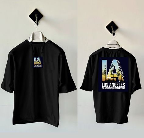 California Los Angeles Print Summer Casual Oversized T Shirts For Mens and Womens Shirts For Mens, Los Angeles Print, California Los Angeles, Oversized T Shirts, Oversized Tshirt, Great Wave, Los Angeles California, Summer Casual, Angeles