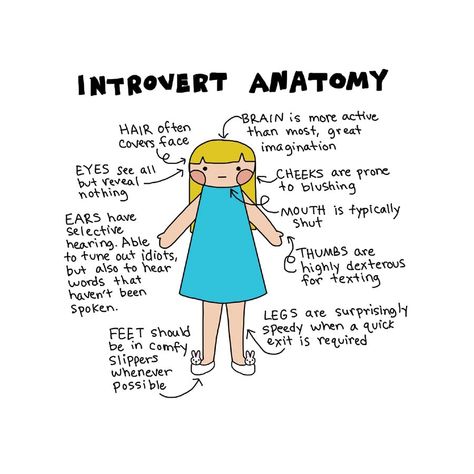 7 Honest and Hilarious Illustrations Every Introvert Can Relate To - Happify Daily Introvert Vs Extrovert, Introvert Personality, True Quotes About Life, Introvert Quotes, Introvert Humor, John Keats, Yours Lyrics, Life Quotes Love, Anais Nin