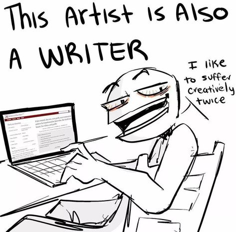 Drawing Of A Person, Artist Problems, Writing Humor, Writing Memes, Artist Humor, Anime Meme, Art Memes, Komik Internet Fenomenleri, Really Funny Pictures