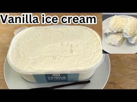 (6402) Easy Homemade Vanilla #Icecream Recipe with Just 3 Ingredients #howto (No Ice cream machine) - YouTube Homemade Vanilla Icecream, Ice Cream Tutorial, Ice Cream Easy, Homemade Vanilla Ice Cream, Ice Cream At Home, Ice Cream Machine, Homemade Vanilla, Homemade Treats, Vanilla Ice