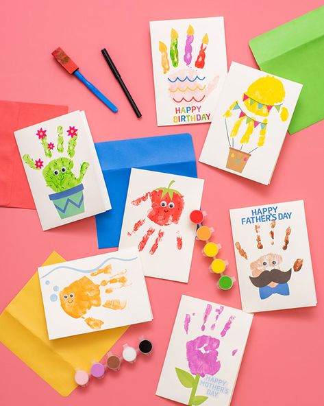 Handprint Card Kit for Kids Best Ideas, Craft Kits, Father's Day, For Kids, Birthday