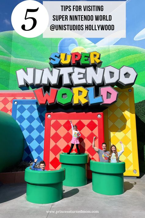 Mario World Universal, Orlando Florida Universal Studios, Princess Peach Party, Super Nintendo World, Mario And Princess Peach, Super Mario Nintendo, Nintendo World, Arcade Video Games, Super Mario Party