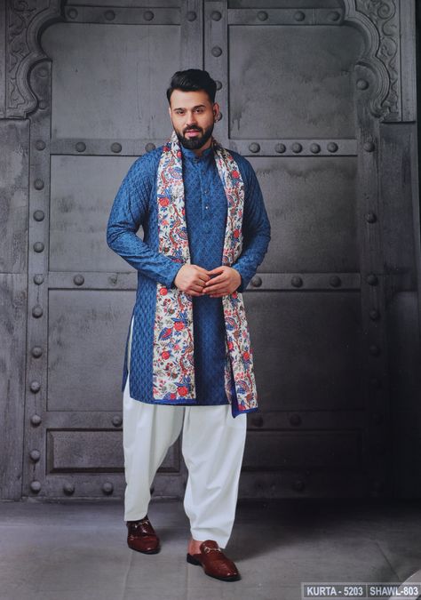 Traditional Kurta For Men, Patiyala Salwar, Churidar Pajama, Traditional Kurta, Pajama Style, Chikankari Work, Chikankari Kurta, Men Kurta, Long Kurta