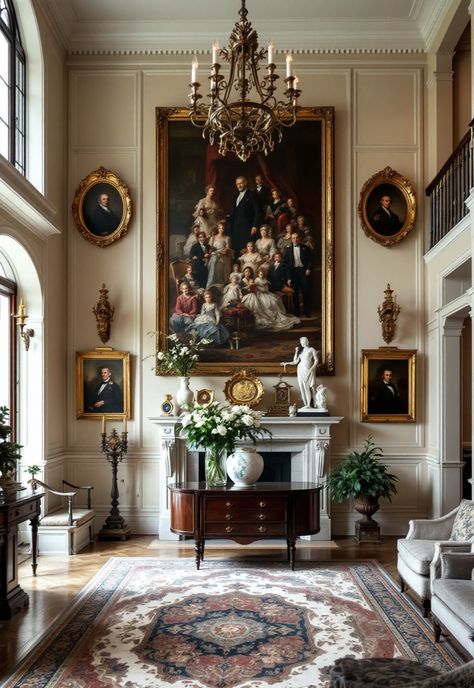 Old Money Living Room Boston Home Interior, Estate Home Interior, Old English House Interior, Old English Living Room, Old Money Living Room, Classic English Interiors, Old Money Decor, Old Money Homes, Old Money Home Decor