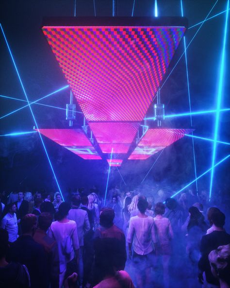 Techno Party, Neon Noir, Nightclub Design, New Retro Wave, Clubbing Aesthetic, Neon Nights, Cyberpunk Aesthetic, Retro Waves, Neon Party