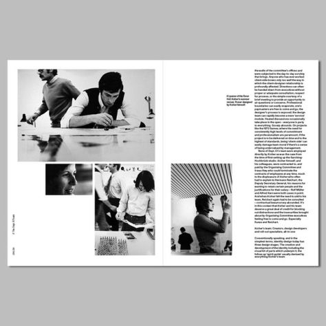 Mark Holt / Munich 72. The Visual Output of Otl Aichers Dept. XI / Book / 2019 Photo Editorial Layout, Editorial Design Layouts, Portfolio Design Layouts, Design Portfolio Layout, Design De Configuration, 블로그 디자인, Booklet Layout, Layout Editorial, Poster Grafico