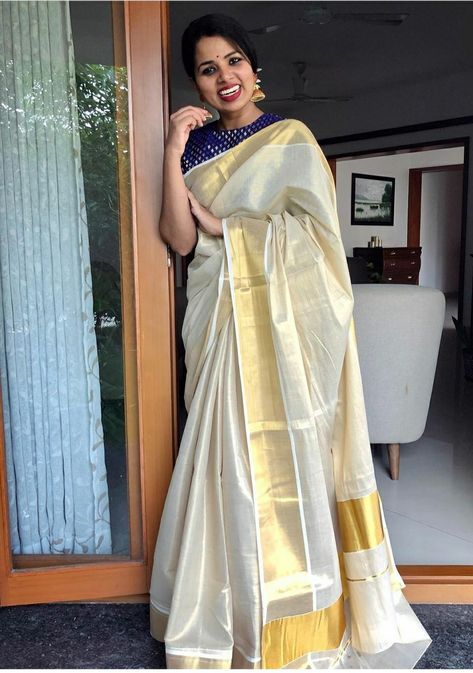 Kerala Dressing Style, Onam Ideas, Set Saree Kerala, Kerala Piravi, Kerala Kasavu Saree, Kerala Dress, Saree Inspiration, Onam Special, Onam Outfits