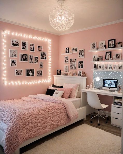 Cozy Teen Girl Bedroom, Chic and Cozy Bedroom Bedroom Inspo For Teen Girl, Teenage Room Inspo Aesthetic, Teen Room Layout Ideas, Teen Room Inspo Aesthetic Cozy, Bedroom Ideas For Teens Girls Cozy, Bedroom Ideas For 13 Year Girl, Preteen Girl Room Decorating Ideas, Teen Girl Room Inspiration, Room Ideas For 9 Year Girl