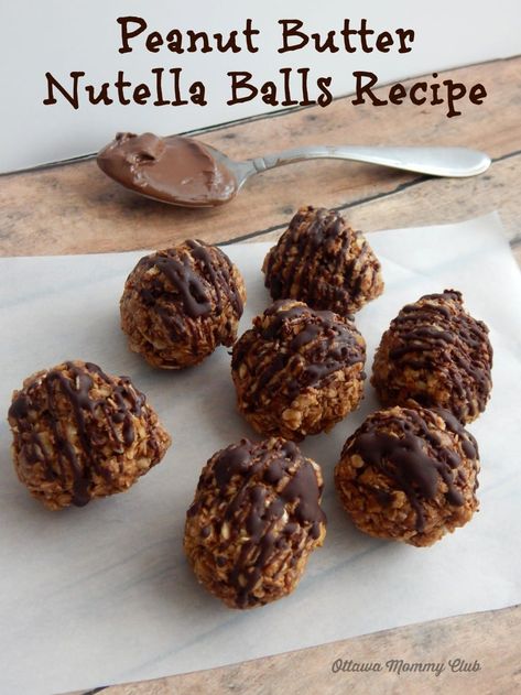 Nutella Balls, Nutella Snacks, Snack Balls, Peanut Butter Nutella, Smoothie Recipes Strawberry, Instant Oats, Nutella Recipes, Strawberry Smoothie, Balls Recipe