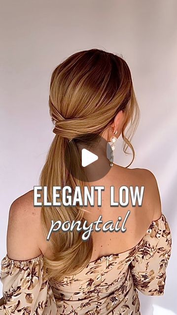 Low Twisted Ponytail, How To Tie A Ponytail, Easy Simple Hairstyles For Medium Hair, Glam Ponytail Hairstyles, Side Ponytail Updo, Ponytail Updo Wedding, Perfect Ponytail Tutorial, Tie Hairstyle, Quick Ponytail Hairstyles