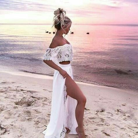 Hilde Osland, Lace Beach Dress, Beach Party Dress, Floor Length Maxi Dress, Boho Dresses Long, Beach Dresses Summer, Lace Prom Dress, Lace Dress Long, Beach Wear Dresses