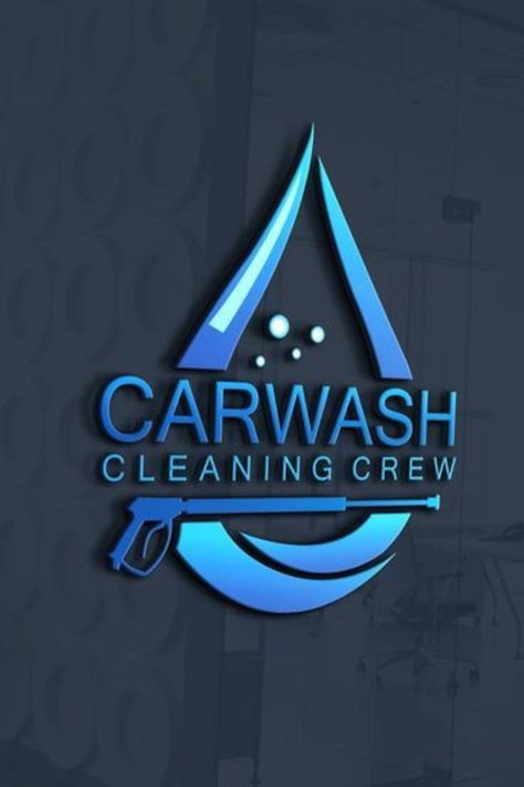 Car wash service logo Design From Fiverr | Book today for your buiness Service Logo Design, Pressure Washing Business, Dream Cars Range Rovers, Clean Logo Design, Car Wash Business, Car Wash Services, Cleaning Crew, Cleaning Logo, Logo Reveal