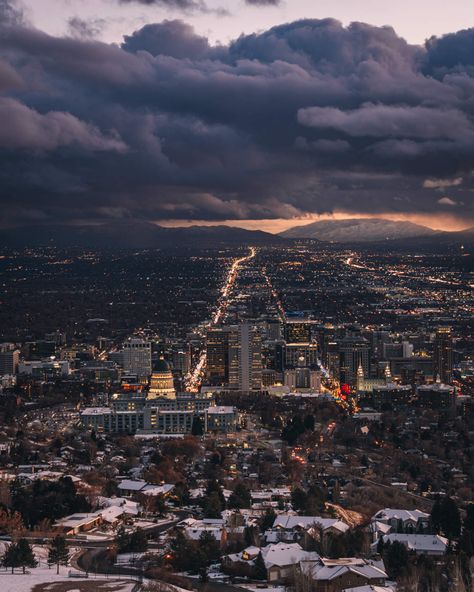 Ensign Peak Utah, Salt Lake City Aesthetic, Salt Lake City Utah Aesthetic, Salt Lake City Utah Downtown, Salt Lake City Utah Winter, 2025 Aesthetic, Beyond Paradise, Utah Salt Lake City, Downtown Salt Lake City