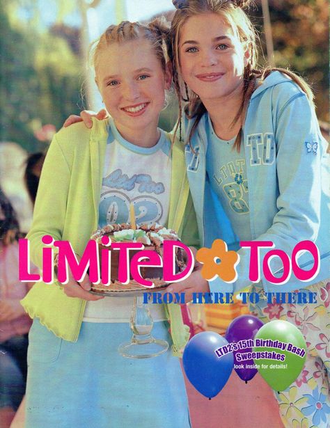 Limited Too/ Justice Spring 2000 Vintage Fashion 1970, Teen Posters, Getting Your Ears Pierced, 2000s Girl, 2000s Clothing, 90s Teen, Nostalgia Aesthetic, Limited Too, Early 2000s Fashion