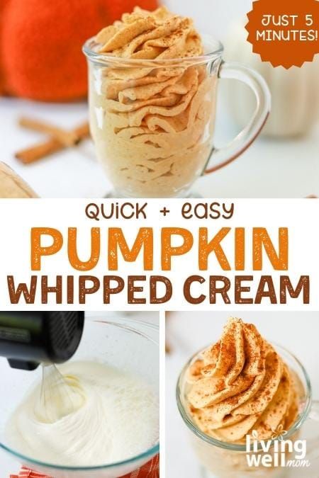 Whipped Cream Flavors, Homade Whipped Cream, Pumpkin Whipped Cream, Pumpkin Creamer, Wipped Cream, Spiced Whipped Cream, Whipped Pumpkin, Autumn Kitchen, Dessert Breakfast