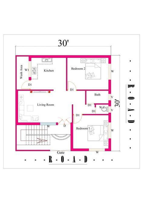 30×36 House Plan, 30×32 House Plan, 22×30 House Plan, 30 30 Duplex House Plans, 20x30 House Plans 2 Bedrooms, 30 X 30 Floor Plans, 30×30 House Plan, 30x30 Floor Plans, 30x30 House Plans 2 Bedroom