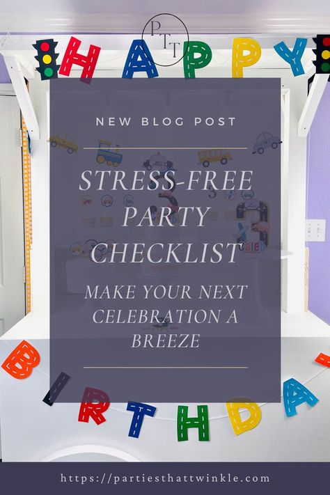 Discover how to make your next celebration stress-free with this ultimate party planning checklist. Whether you're organizing a birthday, anniversary, or any special event, our guide offers tips and strategies for hassle-free preparation. From timeline management to budgeting, this comprehensive list ensures you stay organized, save time, and enjoy the party. Ideal for anyone looking to host a smooth, fun event without the usual headaches. Birthday Party Planning Checklist, Party Planning Checklist, Party Checklist, Birthday Party Planning, Planning Checklist, Fun Events, Stay Organized, News Blog, How To Make Your