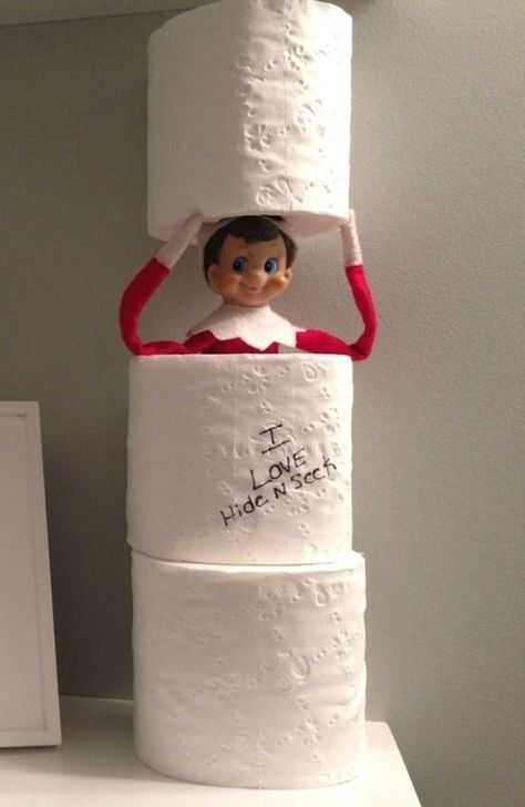 Elf Toilet, Paper Elf, Elf On The Shelves, To Do App, Shelf Toilet, Timmy Time, Elf Shelf, Shelf Elf, Elf Magic