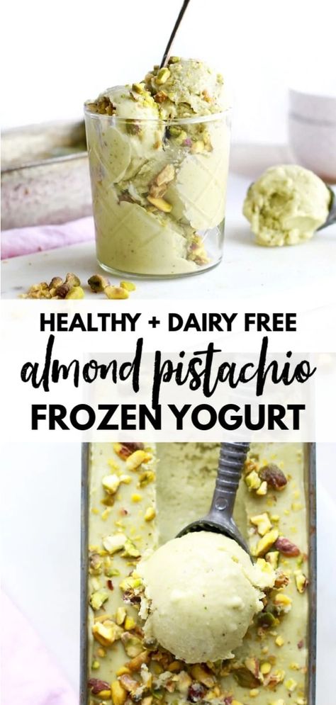 Frozen Yogurt Recipe Healthy, Yogurt Ice Cream Recipe, Vegan Frozen Yogurt, Healthy Frozen Yogurt, Frozen Yogurt Recipe, Homemade Frozen Yogurt, Ice Cream Alternative, Frozen Yogurt Recipes, Healthy Ice Cream Recipes